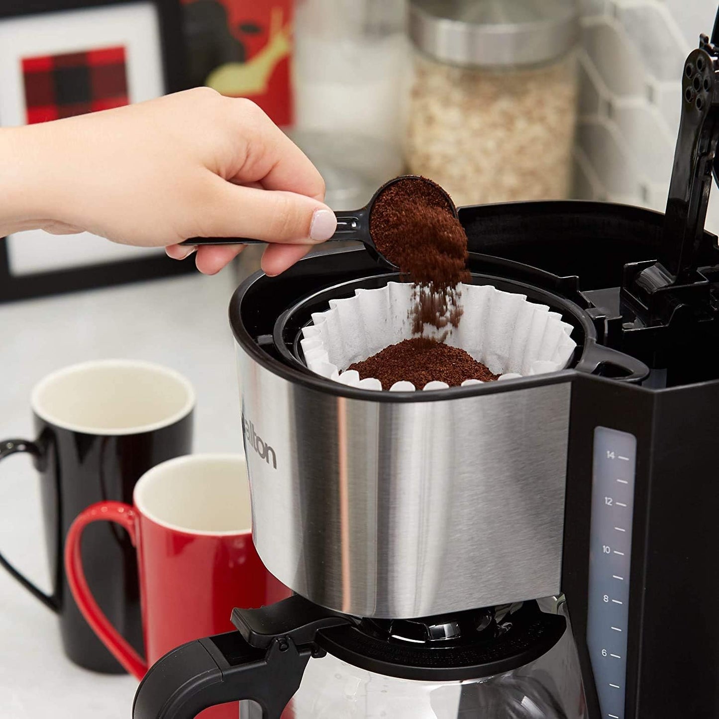 Tim Hortons 低咖啡因咖啡，细磨袋装，中度烘焙，300克