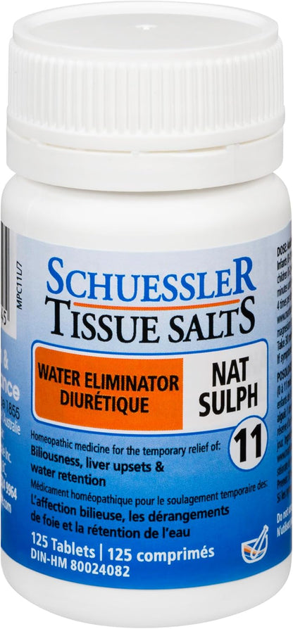 Schuessler Nat Sulph 錠 - 125 片裝