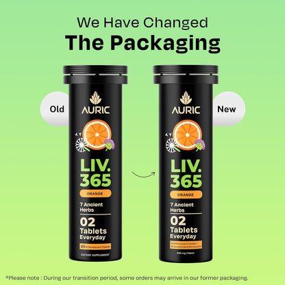 Auric 草本护肝补充剂 | 奶蓟草（水飞蓟素）、姜黄、大蒜、生姜，有益于肝脏健康 | 高级排毒清洁配方，有益于肝脏健康 | 60 片装 | 植物基，无麸质