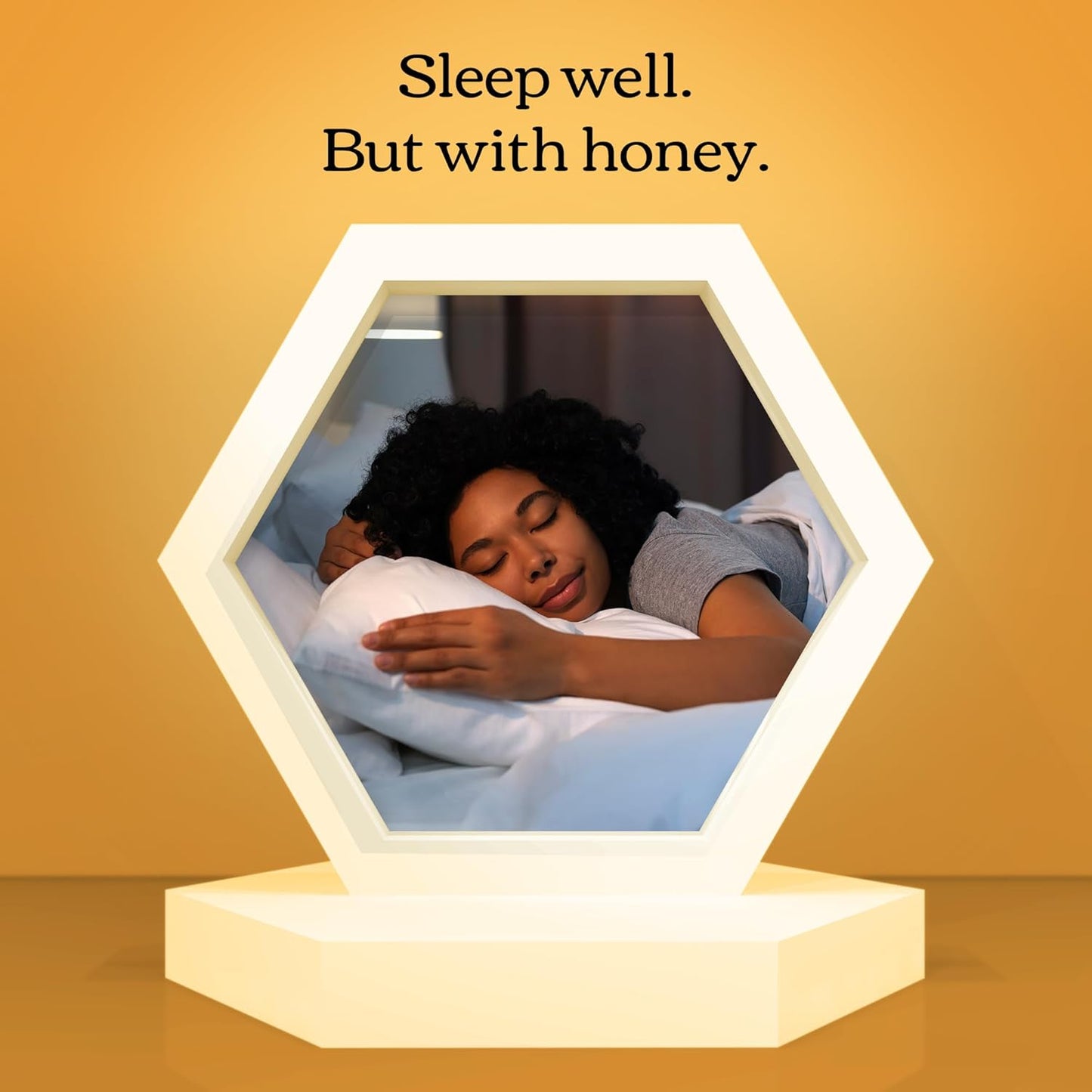 Honibe 褪黑素睡眠支持软糖 | 加拿大制造的蜂蜜软糖 | 夜间睡眠辅助 | 天然睡眠辅助剂，有助于缓解压力 | 褪黑素软糖有助于支持健康的睡眠辅助 | 睡眠软糖 | 70 粒软糖