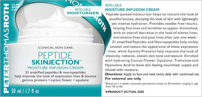 Peter Thomas Roth Peptide Skinjection Moisture Infusion Cream Cream (Refillable) Unisex-1.7 oz