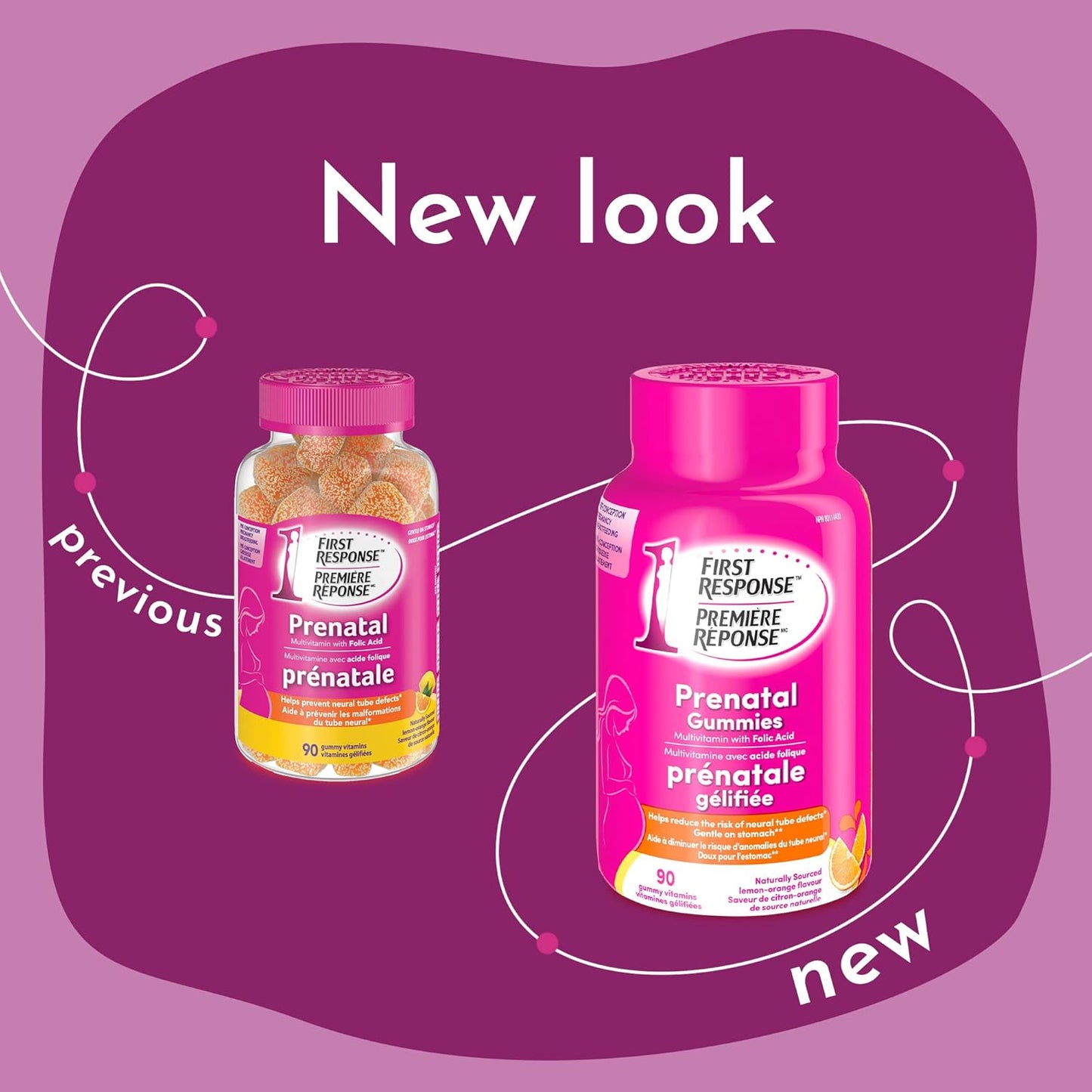 First Response 产前复合维生素软糖（含叶酸），90 粒（45 天用量）