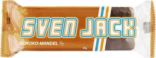 SvenJack 巧克力杏仁燕麥棒 - 20條裝 × 65克 - 純素燕麥能量棒，含巧克力和杏仁，高纖維、低糖、無麩質，適合積極生活方式的零食