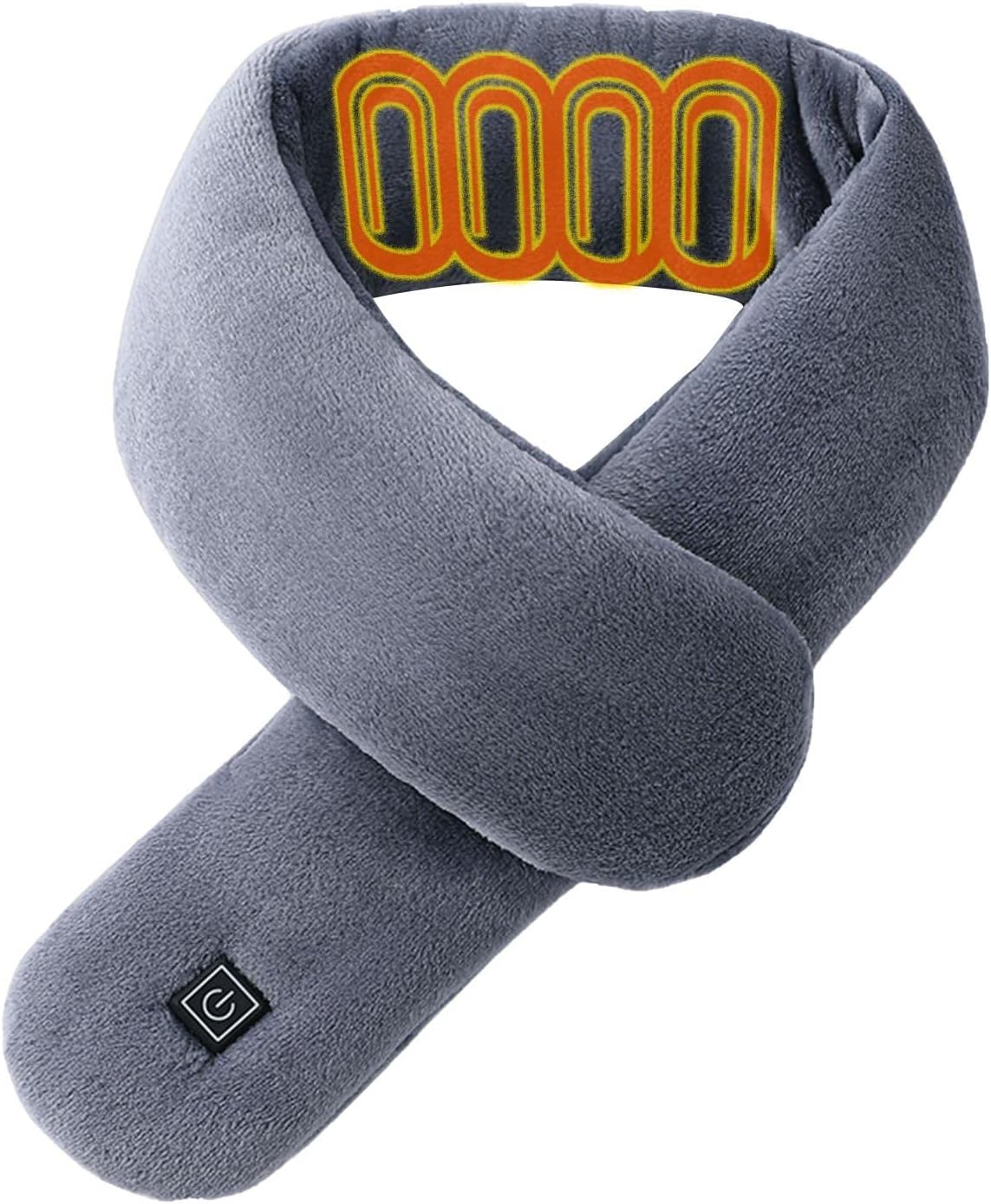 电热围巾 - 颈部加热垫 | 加热颈巾，缓解颈部压力，男女情侣电热垫，3档加热，不含移动电源