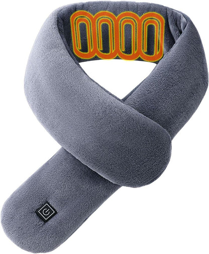 电热围巾 - 颈部加热垫 | 加热颈巾，缓解颈部压力，男女情侣电热垫，3档加热，不含移动电源