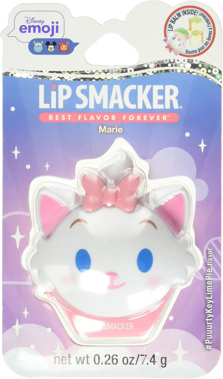 Lip Smacker Disney Emoji Flip Balm, 0.031751300000000003 Kilogram
