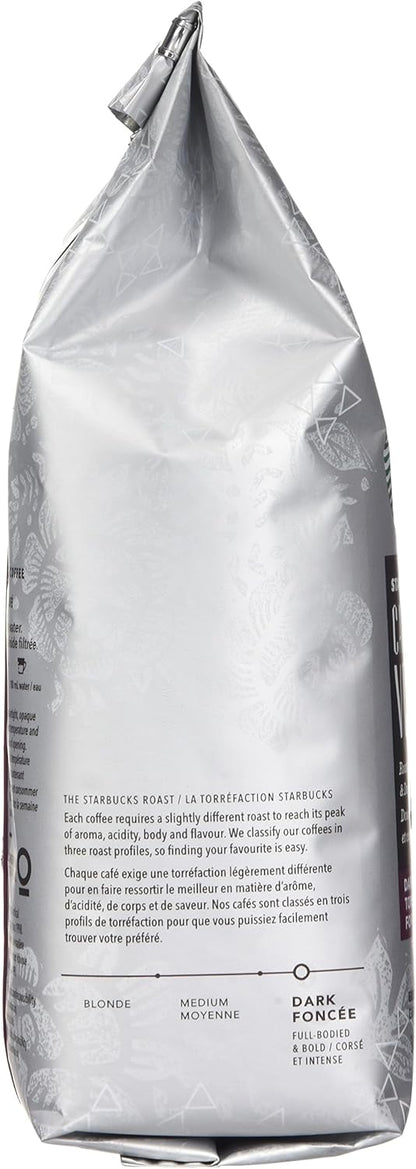 星巴克法式烘焙研磨咖啡 340 克（6 包），法式深度烘焙，6 支装 & 维罗纳咖啡研磨咖啡 340 克（6 包），维罗纳咖啡，2040 克