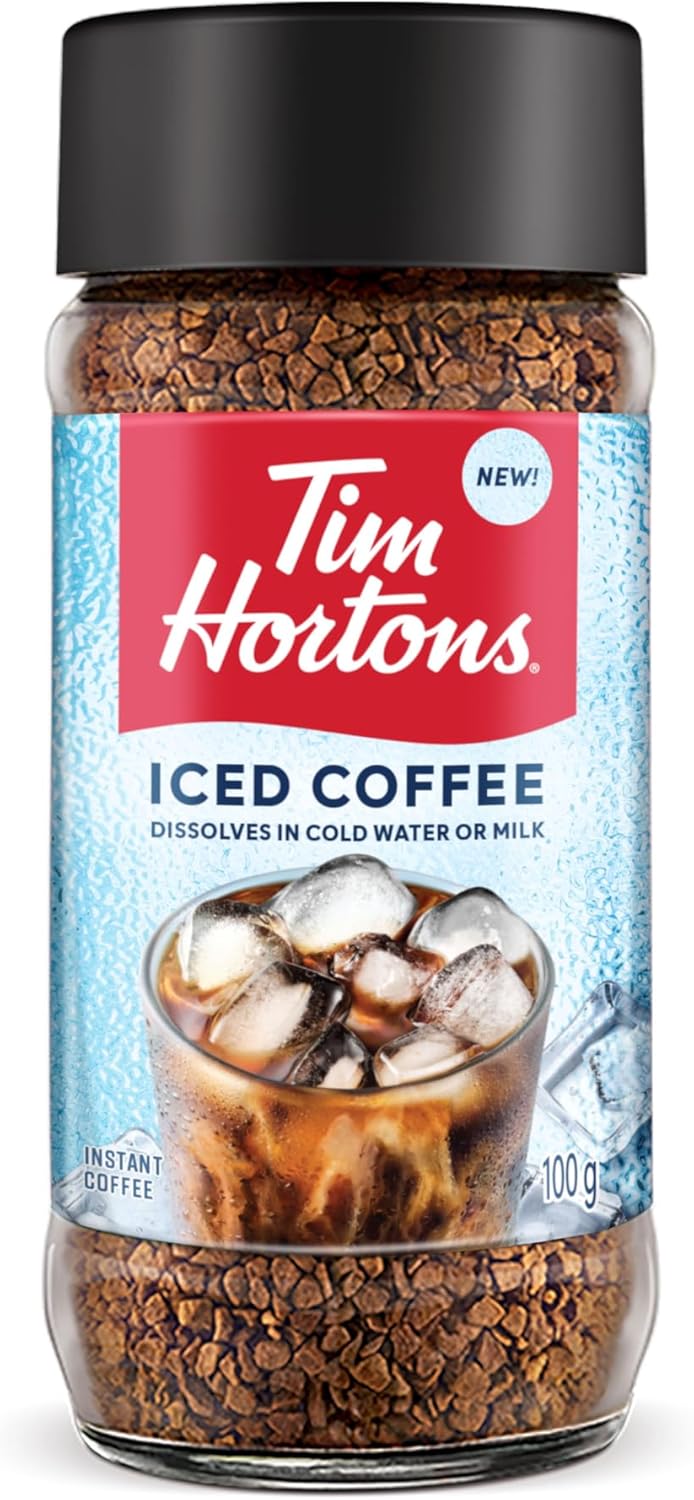 Tim Hortons 速溶冰咖啡，100克，溶于冷水或牛奶