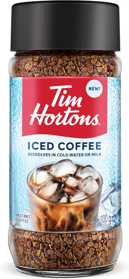Tim Hortons 速溶冰咖啡，100克，溶于冷水或牛奶