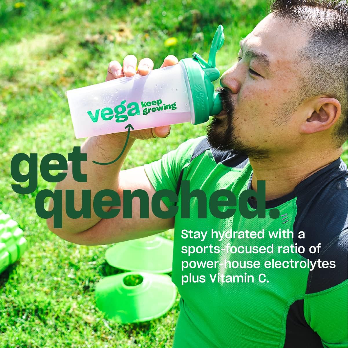 Vega Sport Hydration Electrolyte Powder Lemon Lime (40 Servings) Vegan Hydrator, Keto Friendly, Gluten Free, Non Dairy, Sugar Free, Non GMO, 168g (Packaging May Vary)