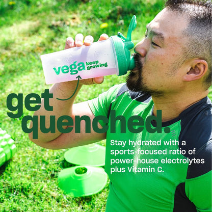 Vega Sport Hydration Electrolyte Powder Lemon Lime (40 Servings) Vegan Hydrator, Keto Friendly, Gluten Free, Non Dairy, Sugar Free, Non GMO, 168g (Packaging May Vary)