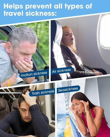 MYMULIKE 36 片暈車貼，不瞌睡暈船貼，適用於遊輪、飛機和其他交通工具 - 旅行必備，快速起效，72 小時持久
