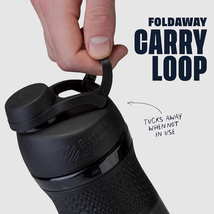 BlenderBottle SportMixer Twist Cap Tritan Grip Shaker Bottle, 28-Ounce, Teal C03213