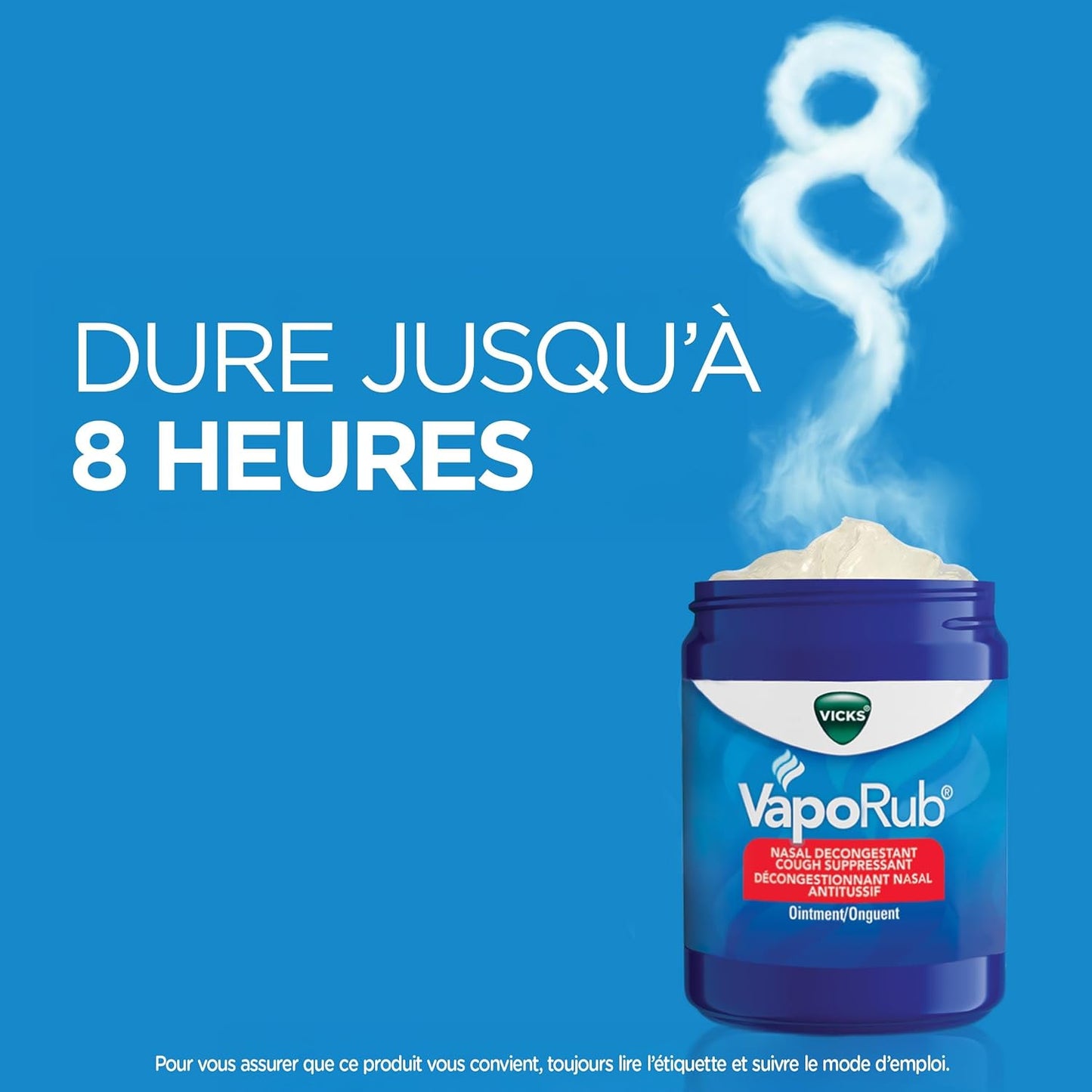 Vicks VapoRub 鼻塞緩解劑，止咳藥，緩解感冒、疼痛和疼痛，胸部按摩膏，原味，100 克/115 毫升
