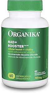 Organika 加拿大製造 NAD+ 助推劑 - NRC - 用於能量代謝、健康老化、維生素 B3 和細胞健康 - 60 粒膠囊，60 天用量