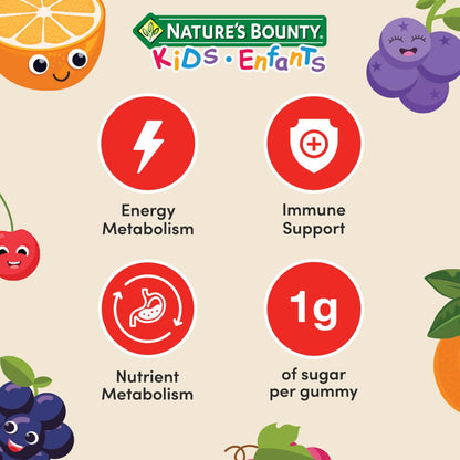 自然之寶兒童免疫防禦軟糖，含鋅，每粒軟糖僅含 1 克糖，支持免疫健康，促進能量和營養代謝，幫助組織形成，不含人工色素或香料，150 克