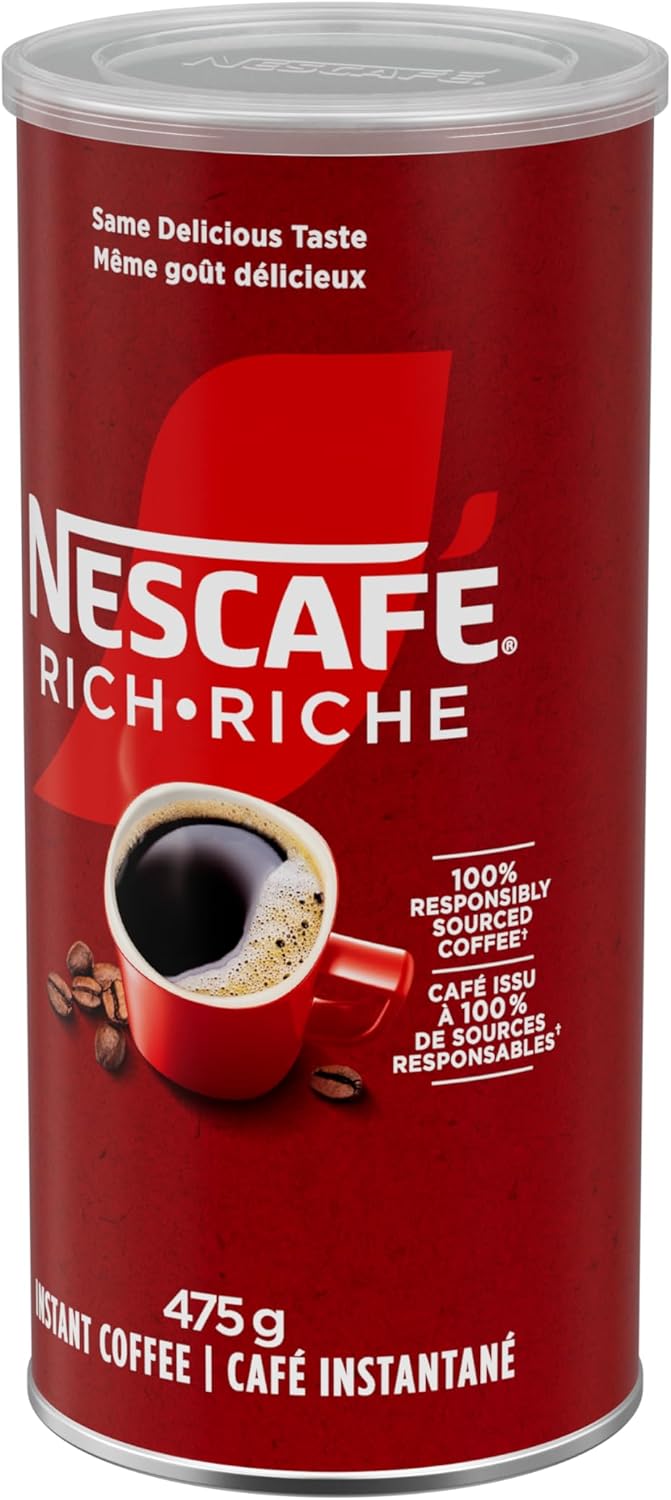 Nescafé Rich, Instant Coffee, 475g Tin, Brown (Package May Vary)