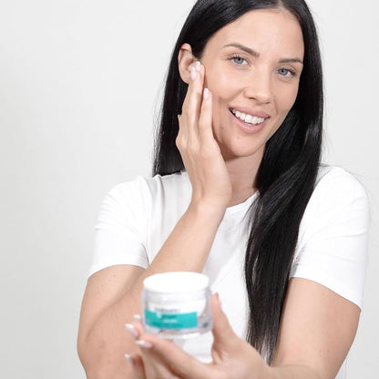 Babaria 胶原蛋白素食面霜 - 抗衰老面霜 - 保湿面霜 - 植物基面部保湿霜，焕活肌肤 - 1.7 盎司