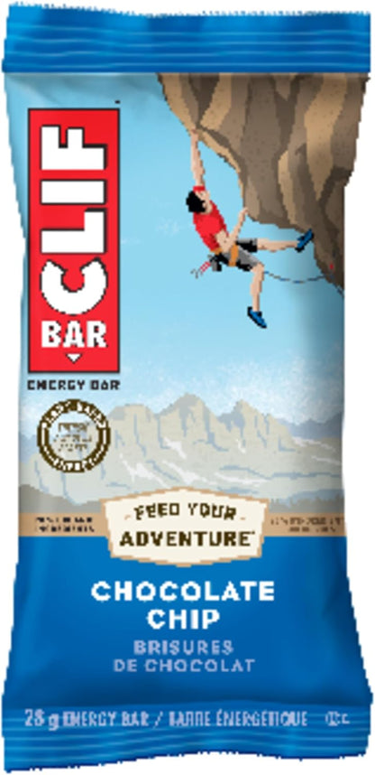 CLIF BAR，迷你巧克力碎能量棒，70% 有机成分，不含人工香料，28 克（10 包）