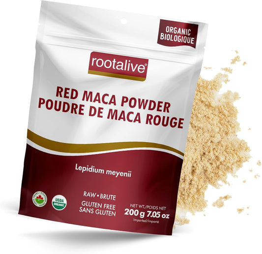 Rootalive 有機糊化紅瑪卡粉 200公克
