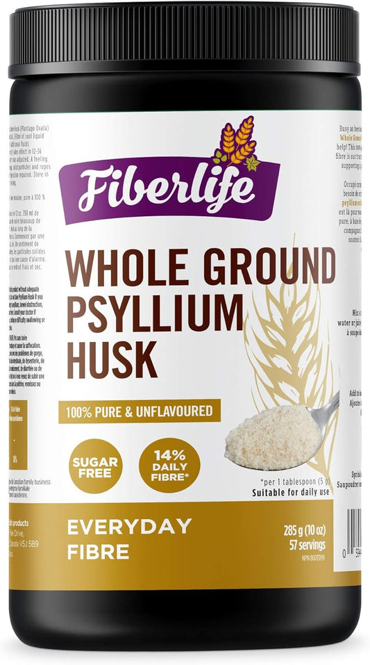 Fiberlife 全磨碎洋車前子殼，285克