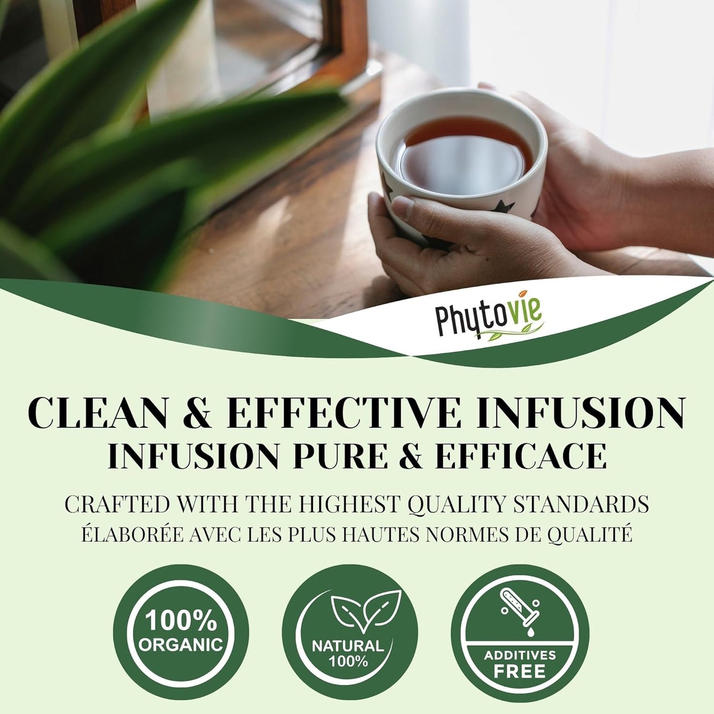 PHYTOVIE 有机番泻叶排毒茶 – 天然泻药和结肠清洁剂，方便快速缓解便秘，支持消化和肠道规律，无咖啡因草本茶，50 个茶​​包，加拿大制造 - NPN 02196212