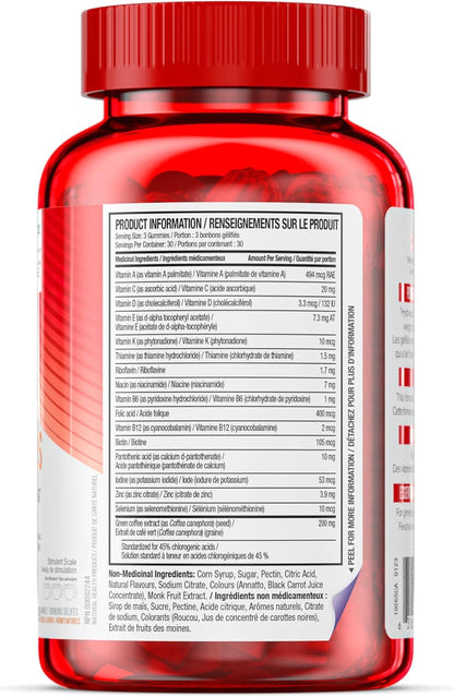 Hydroxycut Weight Loss Gummies for Women & Men | Hydroxycut Caffeine-Free Weight Loss Gummy | Non-Stim Weight Loss Supplement | Metabolism Booster for Weight Loss | Weightloss for Women and Men | 90 Count