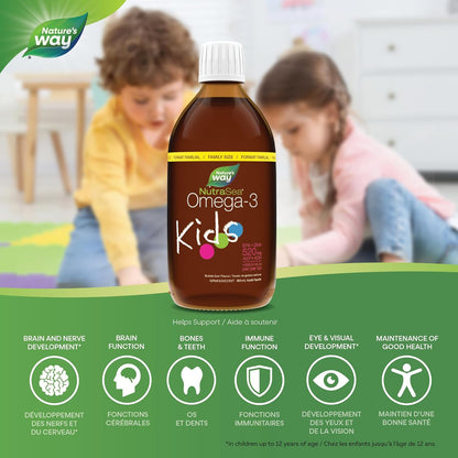 NutraSea Omega-3 儿童（泡泡糖）500 毫升（1 包）