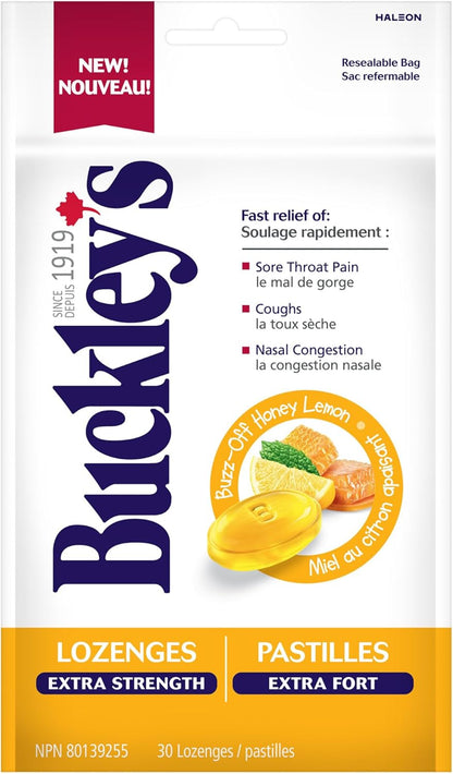 Buckley's 强效蜂蜜柠檬润喉糖