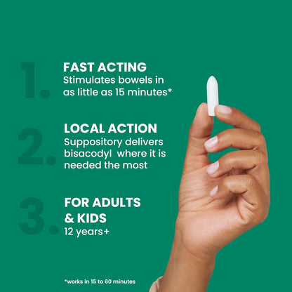 Dulcolax 比沙可啶泻药栓，10 毫克泻药，用于缓解偶发性便秘，15-60 分钟内起效，适用于成人和 12 岁以上儿童以及哺乳期妇女，缓解便秘，3 粒装