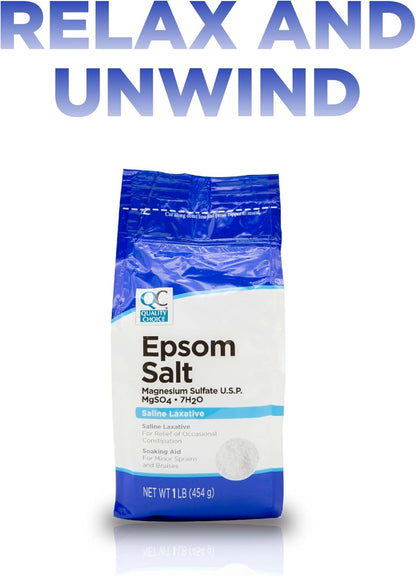 Quality Choice Epsom Salt, 1 Pound