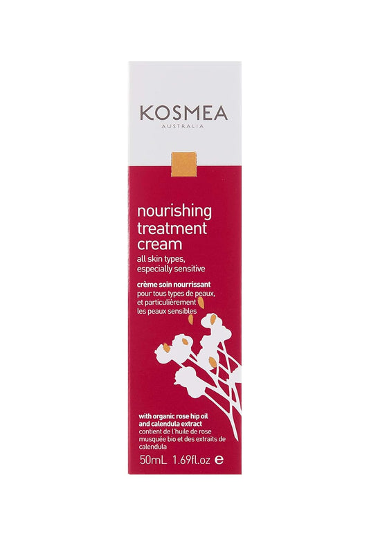 Kosmea Nourishing Facial Cream – Ultra-Hydrating Daily Moisturizer with Rose Hip, Shea Butter & Vitamin Blend for Face & Neck, Daily Skin Care - 50ml
