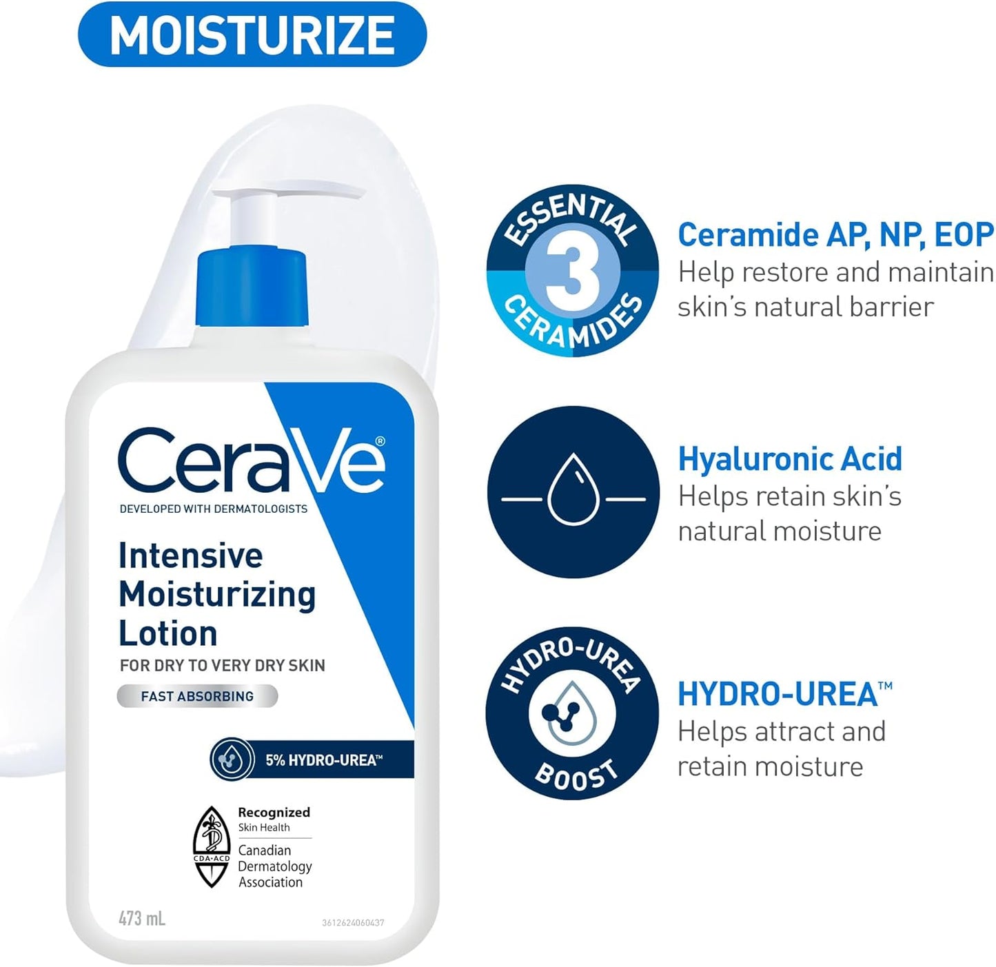 CeraVe Face Wash & Moisturizing Lotion BUNDLE. Gentle Hydrating Face Cleanser & Intensive Moisturizing Lotion, for Dry to Very Dry Skin, Fragrance-Free, Developed with Dermatologist