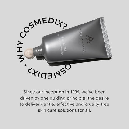 COSMEDIX Shineless Oil-Free Face Moisturizer for Women & Men - Hydrating Face Cream with Vitamin B3 for Oily & Blemish-Prone Skin - Daily Facial Skin Care for Firmer, Smoother & Radiant Glow