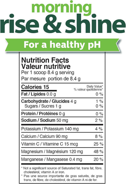 Prairie Naturals Morning Rise & Shine pH Balancing Drink Mix - 126 Gram