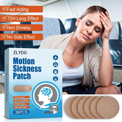 晕车贴，36片装，海上旅行适用，快速起效