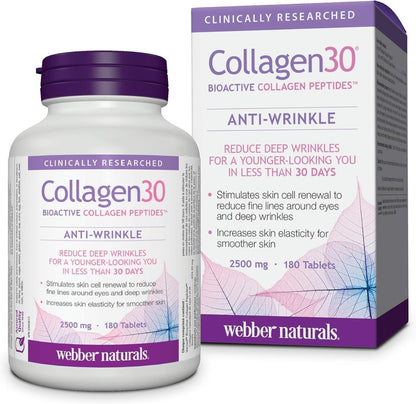 Webber Naturals Collagen30 抗皺 + 薑黃素套裝
