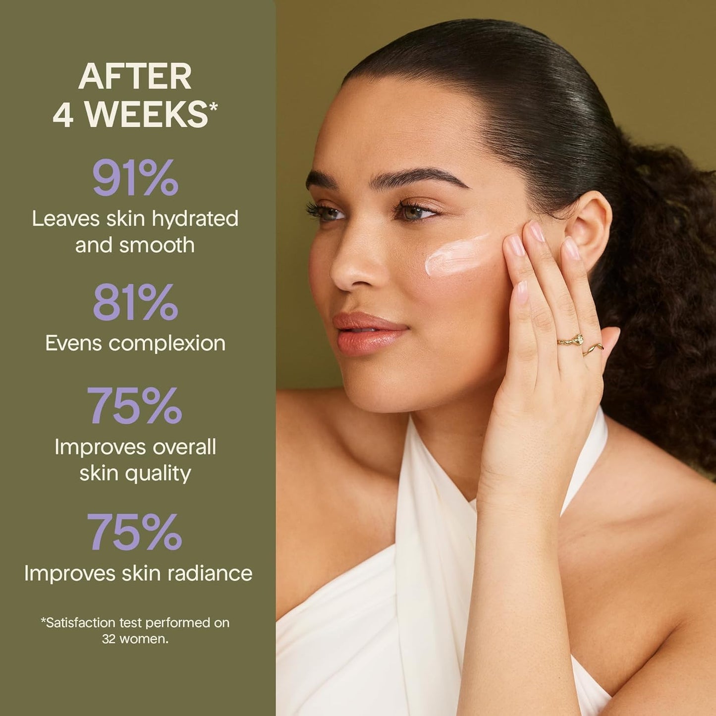 Marcelle Vitamin C + Peptide Collagen & Glow Moisturizer, Day & Night Cream, Brightening & Smoothing, Vegan, Cruelty-Free, Hypoallergenic, Non-Comedogenic, Paraben-Free, Fragrance-Free, 50 mL