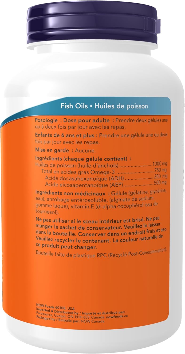 NOW Supplements, Ultra Omega-3 Molecularly Distilled and Enteric Coated, 180 Softgels