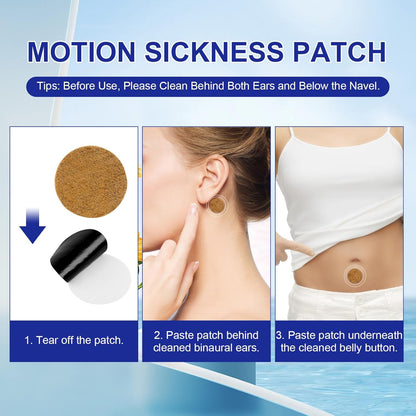 ifory 40片晕车贴，邮轮晕船贴，邮轮飞机汽车轮船必备，旅行必备
