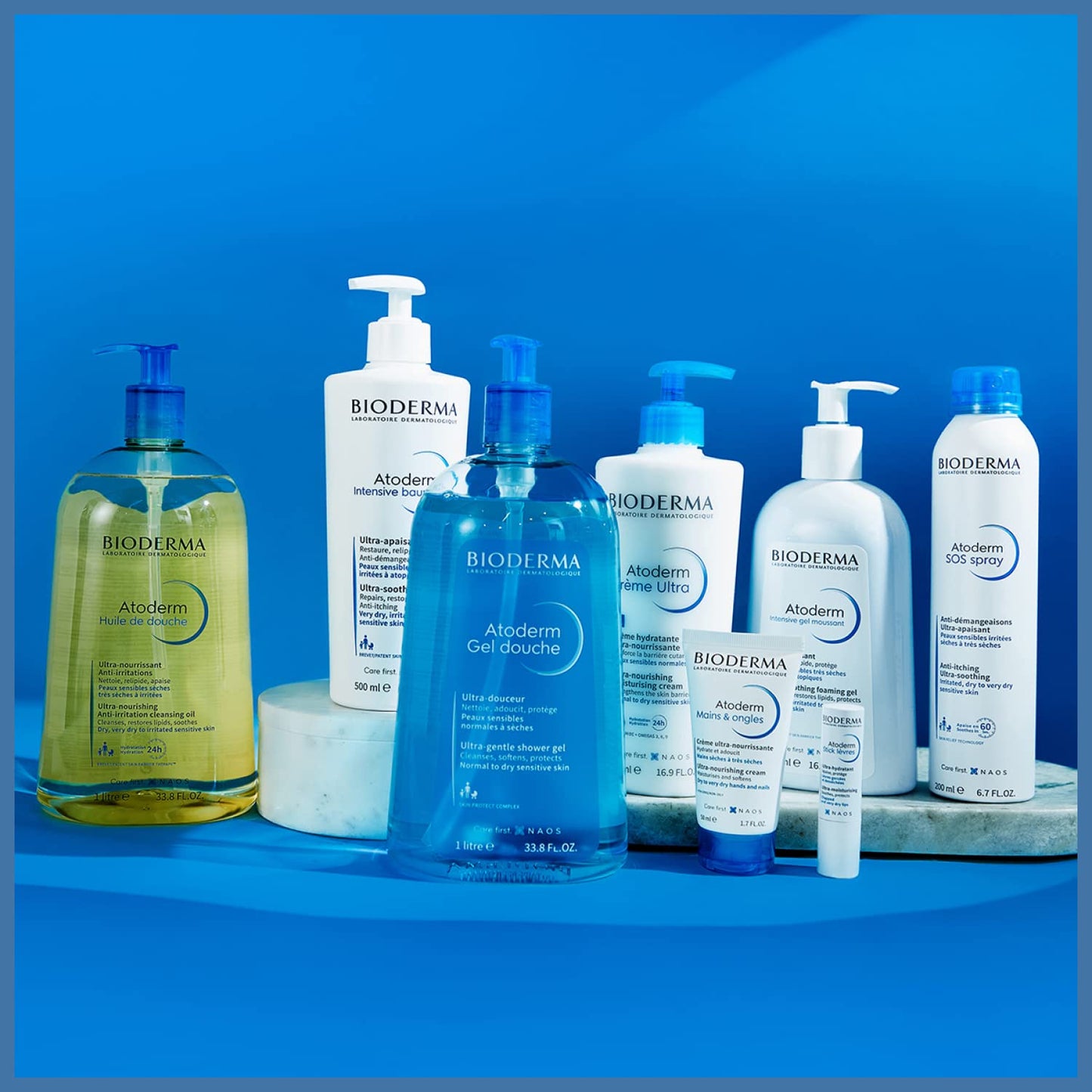 Bioderma Atoderm 唇膏，保湿和更新唇膏，适用于干燥和皲裂的嘴唇，0.14 盎司