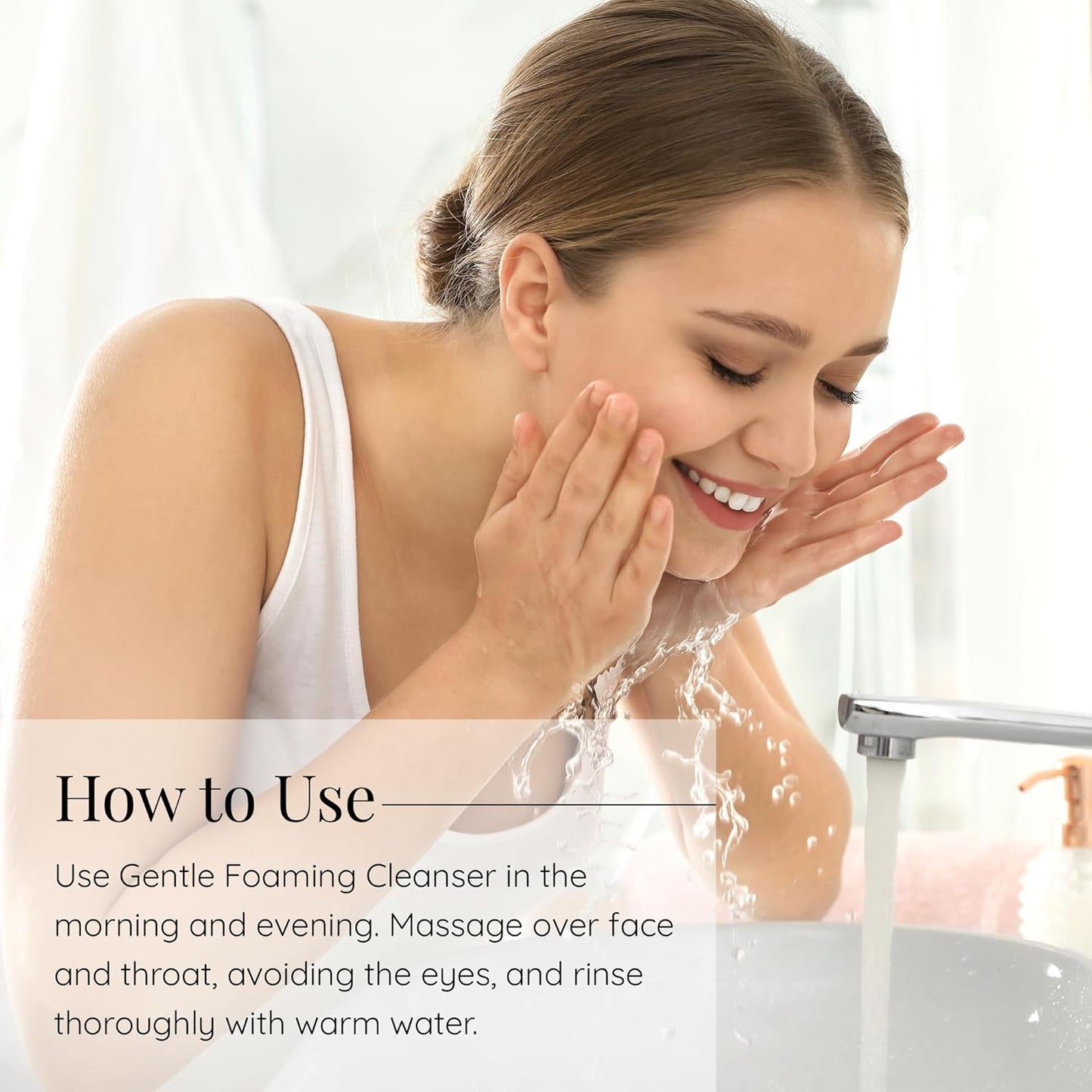 Aloette Gentle Foaming Facial Cleanser - Moisturizing Face Wash for Women & Men - Facewash Skin Cleanser Rejuvenates & Replenishes Natural Moisture, Facial Cleansing for All Skin Types - 6 Fl Oz