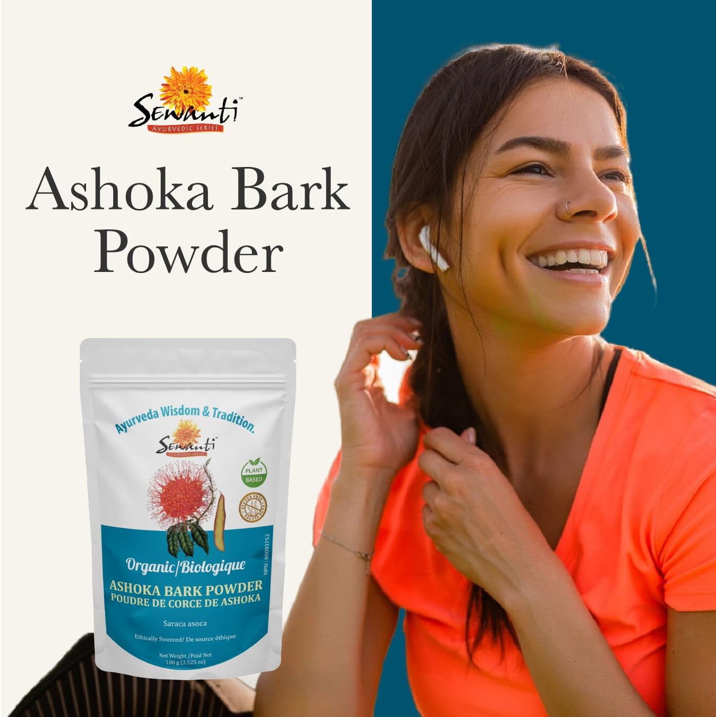 Sewanti Organic Ashoka Bark Powder (Npn)- 80093752 100 gram