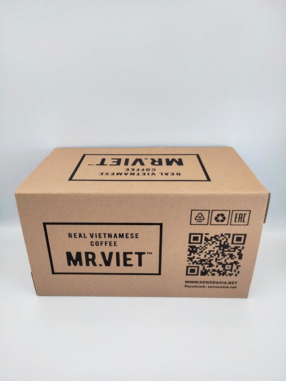 Mr.Viet 二合一黑咖啡加糖速溶咖啡 90 包