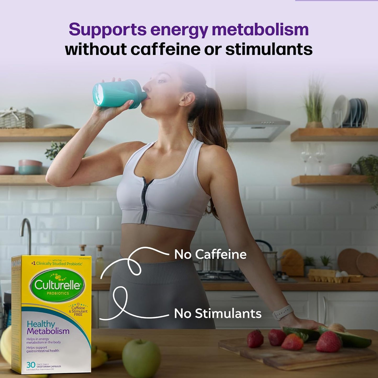 Culturelle 健康代谢，帮助维持健康代谢，支持身体健康，30 粒