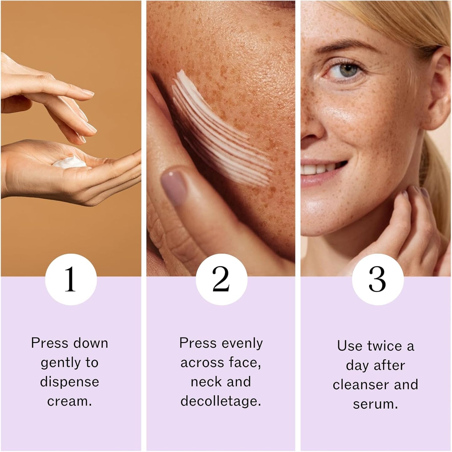 Face Cream Moisturizer for Women - Anti-Aging Wrinkle Cream for Face, Face Moisturizer For Dry Skin, Dark Spot Brightening, Rose and Pomegranate Extracts - Crème Hydratante Visage - 1.7oz