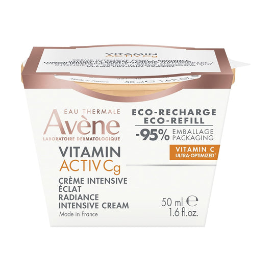 Eau Thermale Avène Vitamin Activ Cg Radiance Intensive Cream Eco-Refill, for radiance, dark spots, anti-wrinkles, Vitamin Cg