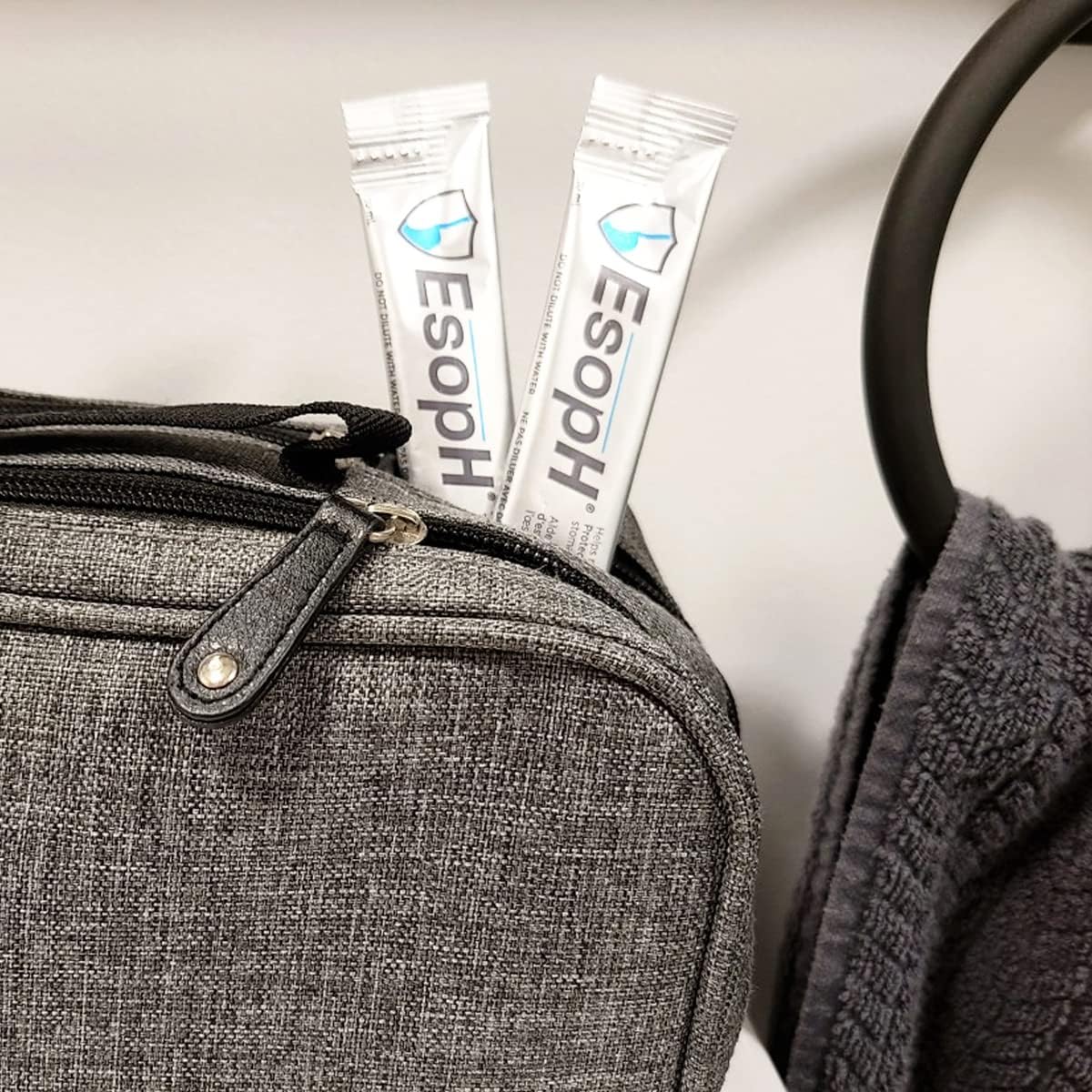 EsopH® 胃酸倒流緩解 | 有效緩解胃灼熱症狀並保護食道 | 單劑量液體凝膠棒 | 10毫升小袋，20支裝