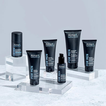 Alma K 抗衰老再生面部和头皮霜（含 SPF 30）- 含 SPF 的日常保湿霜 - 男士保湿霜 - 2 盎司