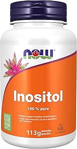 NOW Supplements，肌醇粉，神经递质信号传导*，细胞健康*，113克